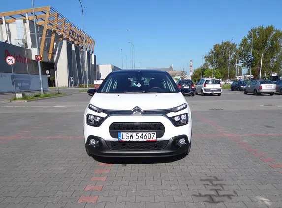 lubelskie Citroen C3 cena 59900 przebieg: 51000, rok produkcji 2021 z Świdnik